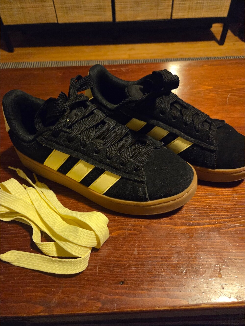 adidas Grand Court Alpha Sneaker - Women's 10 Black/Light Yellow Size: